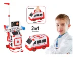 Ambulancia Medico Doctor Juguete Emergencia Luz Sonido Ninos - Angeles del Hogar Chile