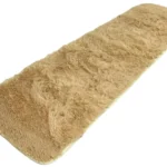Alfombra Peludas Livianas Pasilleras 55x200cm Beige Lisa - Angeles del Hogar Chile