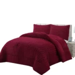 Plumon de invierno texturizado lineas onduladas con chiporro 2 Plazas - Angeles del Hogar Chile