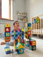 Set De Construccion Magnetico Bloques Juegos Niños 185 Piezas (copia) - Imagen 2