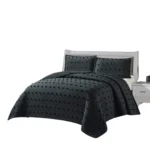 Cubrecama 1.5 quilt verano semi acolchados diseño Tufting - Angeles del Hogar Chile