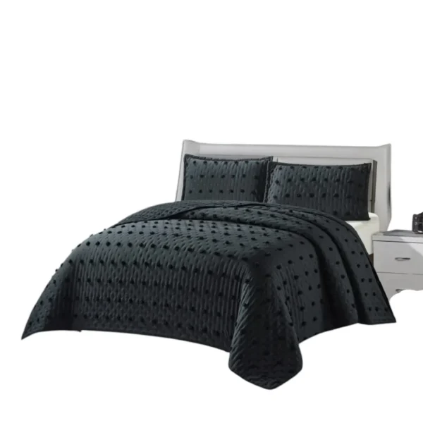 Cubrecama 1.5 quilt verano semi acolchados diseño Tufting - Angeles del Hogar Chile