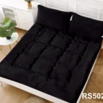 Cubre Colchon Protector acolchado Para Cama 2 Plazas negro - Angeles del Hogar Chile