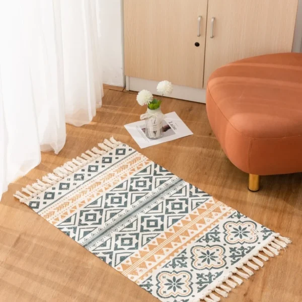 Alfombra de Estilo etnico para dormitorio o sala de estar 60x100 - Angeles del Hogar Chile
