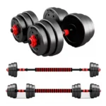 Set De Mancuernas Ajustable De 10kg Con Extensor De Pvc - Angeles del Hogar Chile