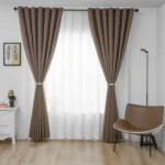 Cortinas blackout pack 2 Panos 140x230 Cafe - Angeles del Hogar Chile