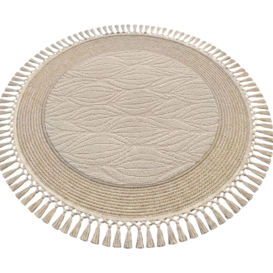 8479fb70e8f7_1.webp Alfombra Diseño Redonda Nueva Sisal 100cm - Imagen 1