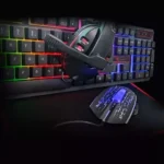 Set Gamer Para Pc Teclado Mouse Audifonos Mousepad - Angeles del Hogar Chile