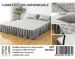 Cubrecolchon Impermeable Con Faldón 2 Plazas (copia) - Imagen 3