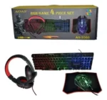Set Gamer Para Pc Teclado Mouse Audifonos Mousepad - Angeles del Hogar Chile
