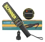 Scanner Seguridad Detector Metales Mano Paleta Luz Sonido