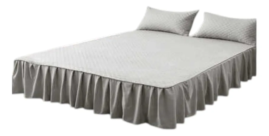 D_NQ_NP_2X_857381-MLC110347554972_052026-F-cubrecolchon-impermeable-con-faldon-plaza-y-media Cubrecolchon Impermeable Con Faldón Plaza Y Media - Imagen 1