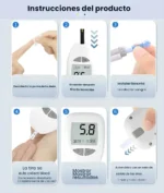 Monitor De Glucosa Blood Glucose Examinador De Glucosa (copia) - Imagen 3