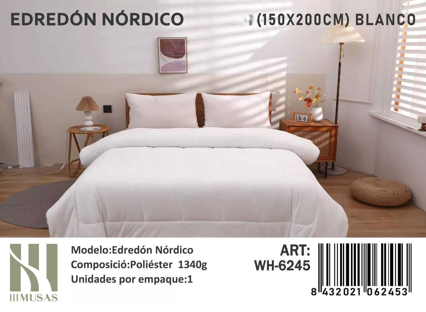 WhatsApp Image 2025-05-29 at 16.57-Photoroom (3) Plumon Nordico de Seda 1 Plaza 150X200Cm Color Blanco - Angeles del Hogar Chile