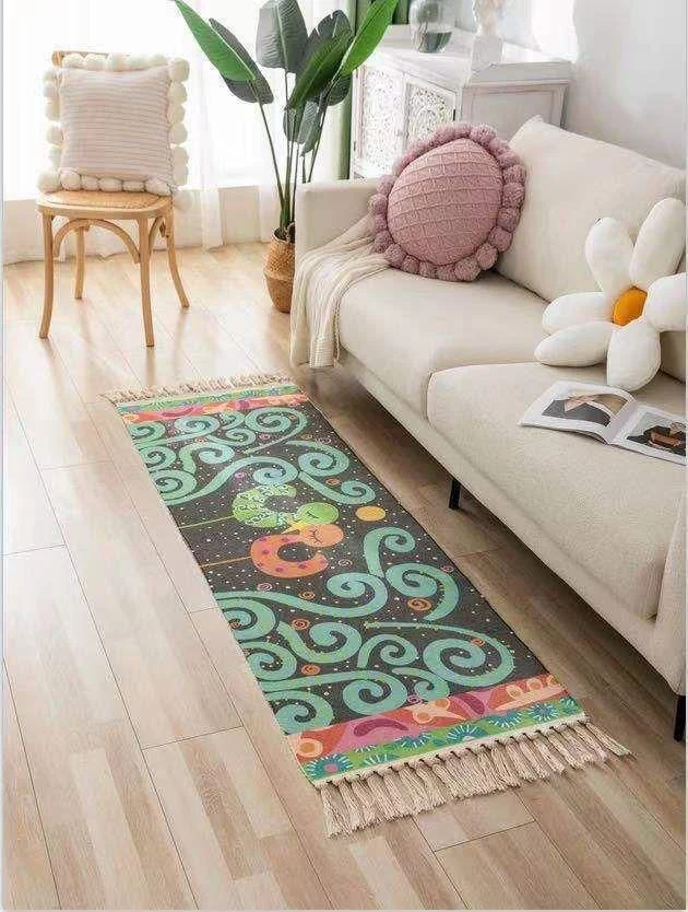 c78d6446-1699-4cea-8e98-5bcd5c38c3e6 Alfombra Pasillera Estilo etnico Medidas 60x110 CM - Angeles del Hogar Chile