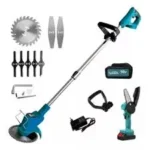 Kit 2 en 1 Cortadora de Pasto + Mini Moto Sierra Inal?Mbrica - Angeles del Hogar Chile