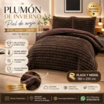 Plumón de Invierno Imitación Piel de Oveja Plaza y Media (copia) - Imagen 4