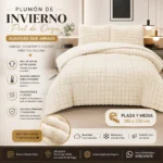 Plumón de Invierno Imitación Piel de Oveja Plaza y Media (copia) - Imagen 4