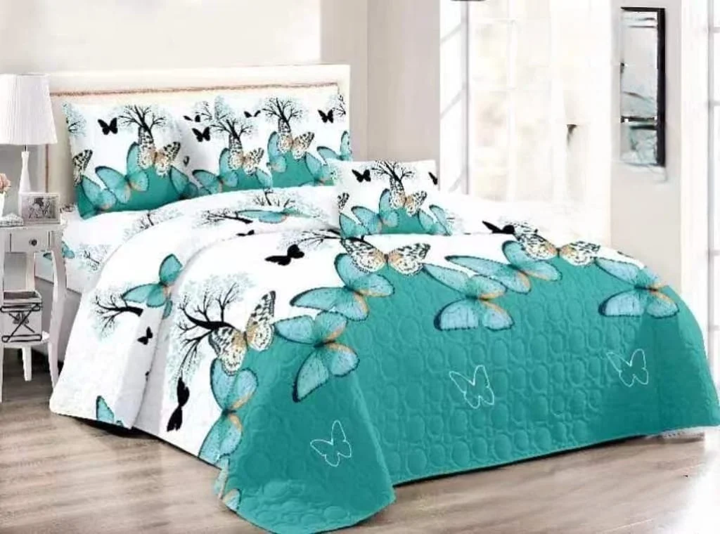 8f67644e-6576-44e3-9635-bb7c68ffade1 Cubrecama Quilt de Verano Plaza y media - Angeles del Hogar Chile
