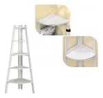 Organizador Esquinero Estante 5 Niveles Blanco Repisas Hogar - Angeles del Hogar Chile