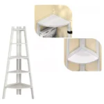 Organizador Esquinero Estante 5 Niveles Blanco Repisas Hogar - Angeles del Hogar Chile