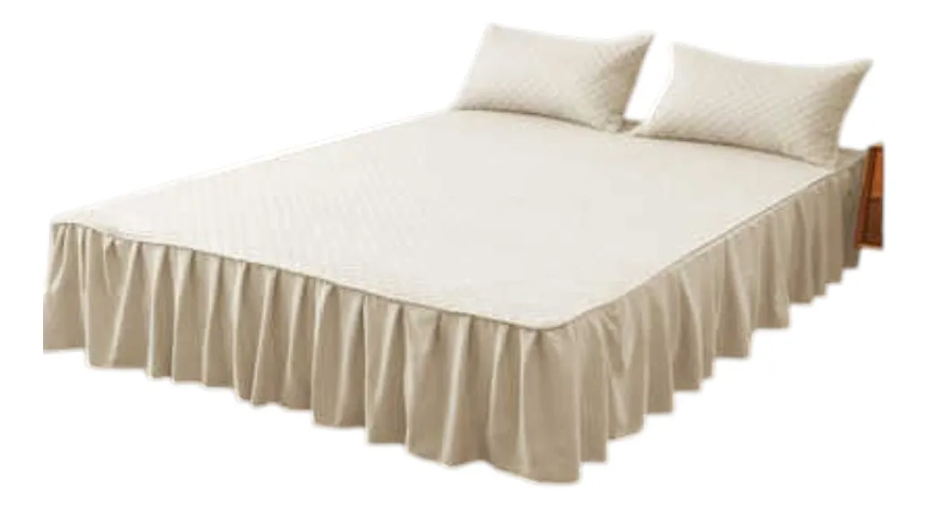 Cubrecolchon Impermeable Con Faldón King - Imagen 1