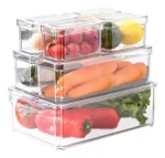 Organizador Refrigerador Cocina Set 7 Contenedores Con Tapa - Angeles del Hogar Chile