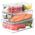 Organizador Refrigerador Cocina Set 7 Contenedores Con Tapa - Angeles del Hogar Chile