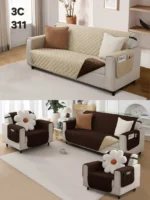 Funda Cubre Sofa impermeable 3 Cuerpos reversible - Angeles del Hogar Chile