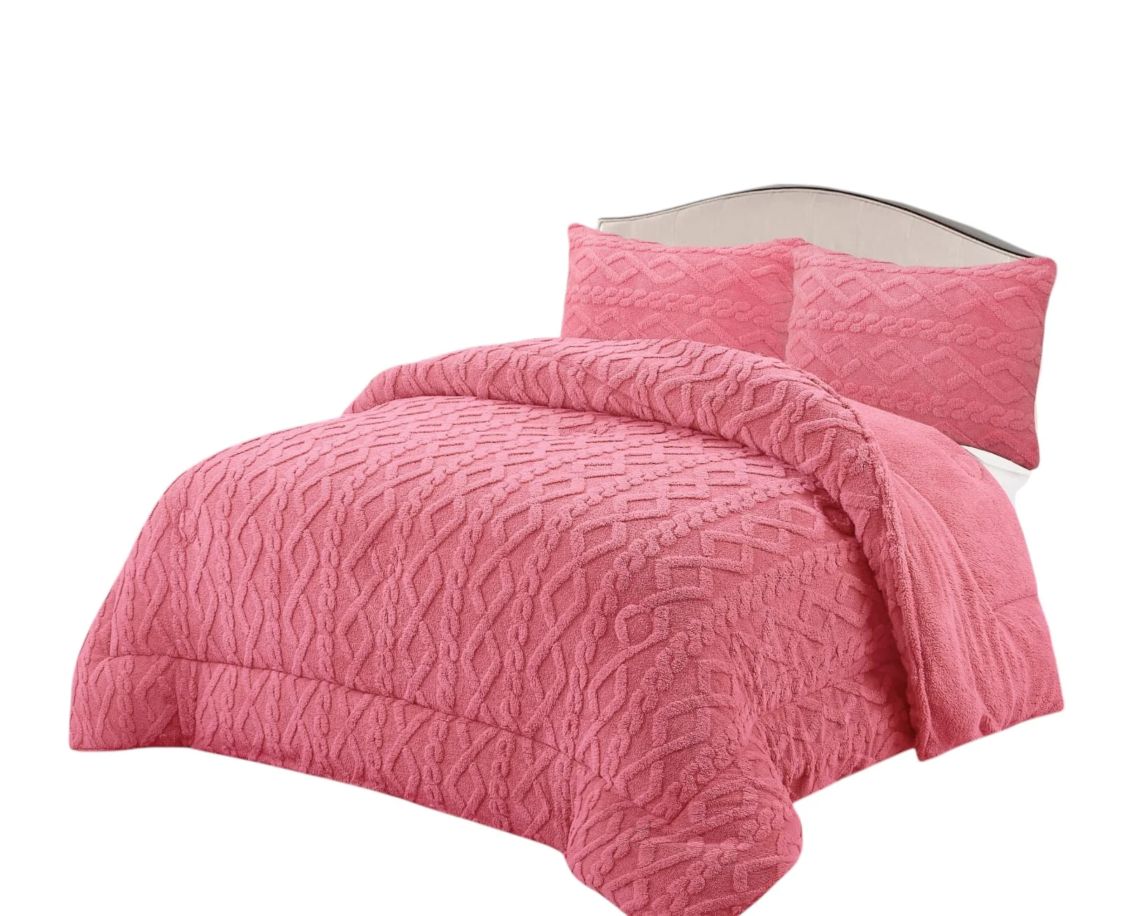 WhatsApp Image 2025-02-22 at 14.12-Photoroom (8) Plumon de invierno Trenzado con chiporro King Color rosado - Angeles del Hogar Chile
