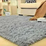 Alfombra Peludas Livianas 200x300 cm Gris Claro - Angeles del Hogar Chile