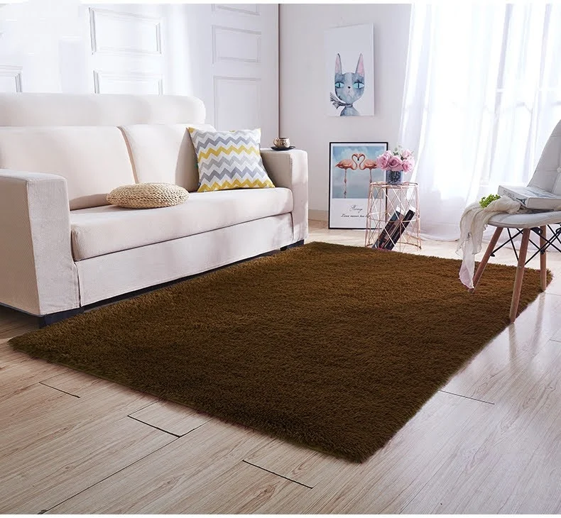 c4c9bc04-9935-4d25-94d8-43be298e5292 Alfombra Peludas Livianas 200x300 cm Cafe - Angeles del Hogar Chile