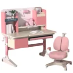 Escritorio De Oficina Ajustable En Altura Con Soporte Mas Silla