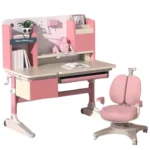 Escritorio De Oficina Ajustable En Altura Con Soporte Mas Silla