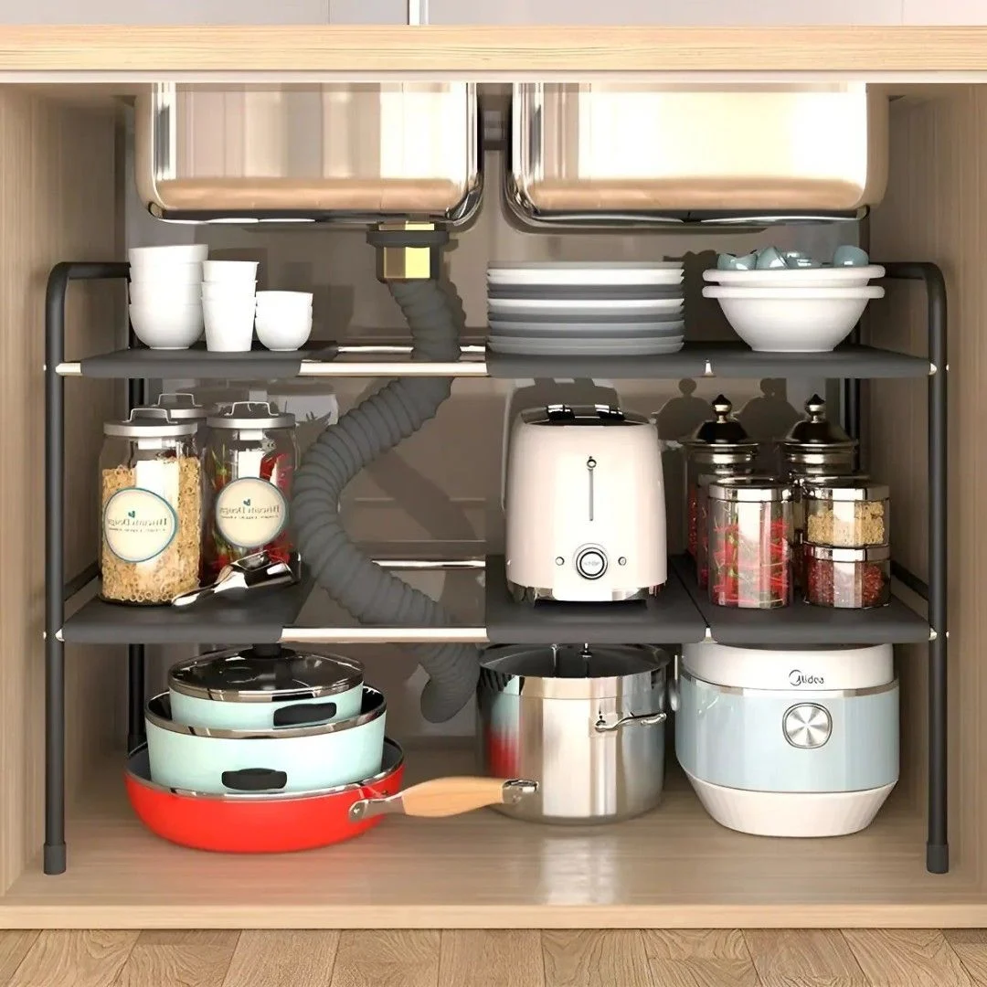 e59533d69b8c_1.webp Mueble Organizador Estante Cocina Baño Ajustable - Imagen 1