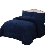 Plumon de Invierno Tenfei Texturizado 180X230Cm Azul - Angeles del Hogar Chile