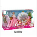 MUÑECA PRINCESA CON CARRUAJE