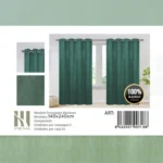 Pack De 2 Panos De Cortinas Terciopelo Medidas 140x240 Cm Calipso - Angeles del Hogar Chile
