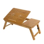 Mesa Plegable Green-e Bambo Para Laptop Con Porta Vaso - Imagen 3