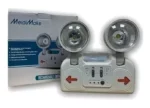 Lampara De Emergencia De Dos Faros Luz Led Recargable - Angeles del Hogar Chile