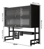 Escurridor Secador Loza Platos 3 Niveles Organizador 85cm - Imagen 2