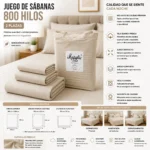 Juego De Sabanas Mp 800 Hilos 2 Plazas (copia)