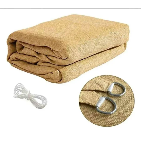 Toldo Vela Sombreadora Rectangualar Medidas 4X6 Beige - Angeles del Hogar Chile