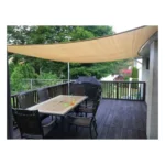 Toldo Vela Sombreadora Rectangualar Medidas 4X6 Beige - Angeles del Hogar Chile