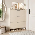 Mueble Zapatero Organizador Estante para Zapatos Blanco 115X100X17 - Imagen 5