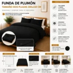 Funda De Plumón Soft Touch Tamaño King 200x230 cm (copia)