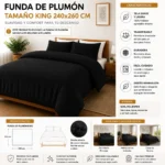 Funda De Plumón Soft Touch Tamaño King 240x260 cm