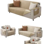 Funda Cubre Sofa impermeable 3 Cuerpos reversible - Angeles del Hogar Chile