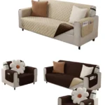 Funda Cubre Sofa impermeable 3 Cuerpos reversible - Angeles del Hogar Chile