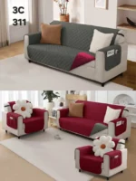 Funda Cubre Sofa impermeable 3 Cuerpos reversible - Angeles del Hogar Chile